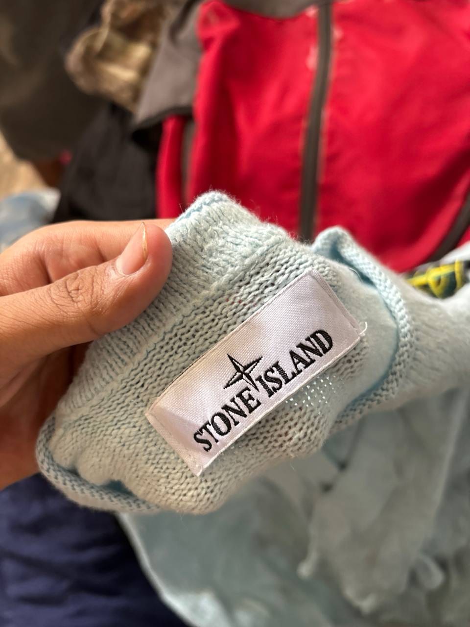 Stone Island джемпер голубой, фото 2